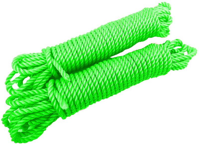 Prettify 2 Nylon/Plastic Rope, 10 Meters Cloth Hanging Rope, Rope for Clothes Drying Nylon Retractable Clothesline(10 m)