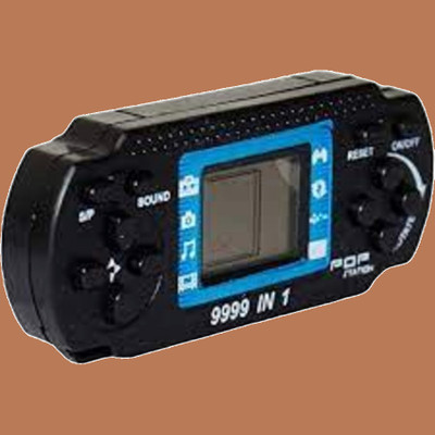 MATA JANKI Greyscale Groove Party Handheld Gaming Console(BLACK)