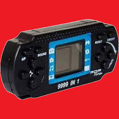MATA JANKI High-Contrast Harmonies Handheld Gaming Console(BLACK)