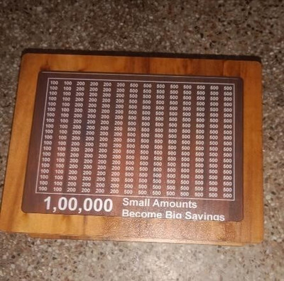 Ruffo Plan and Save with Wooden Budget Board – ₹1.2 Lakh Challenge Coin Bank(Multicolor)