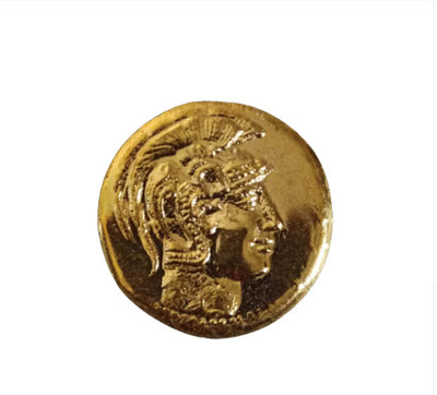 Hop n Shop Ancient Indo Greek Period Gold Plated 1 Numismatic Coins Medieval Coin Collection(1 Coins)