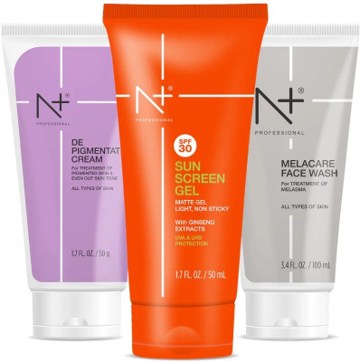 N PLUS PROFESSIONAL Home Care Solution For Hyper Pigmentation & Melasma(3 Items in the set)