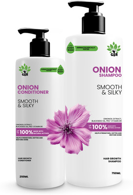 GIR Onion Ayurvedic Shampoo 750ML & Conditioner 250ML | Medically Tested Care(2 Items in the set)