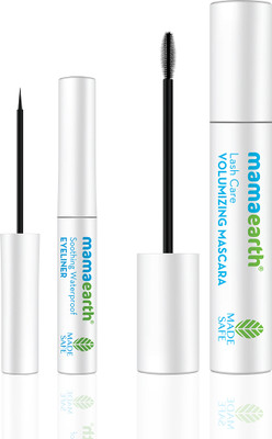 Mamaearth Everyday Eye Essentials Combo- Soothing Waterproof Eyeliner - 3.5 ML(2 Items in the set)