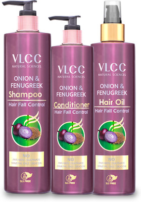 VLCC Onion & Fenugreek Complete Hair Care Pack(3 Items in the set)