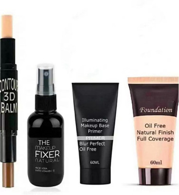 clochi MAKEUP 3D BALM STICK WITH ALL HYDRATING COMBO(4 Items in the set)