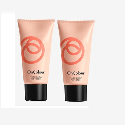 Oriflame Sweden OnColour Peach Glow Perfector pack of 2 Foundation(BEIGE, 60 ml)