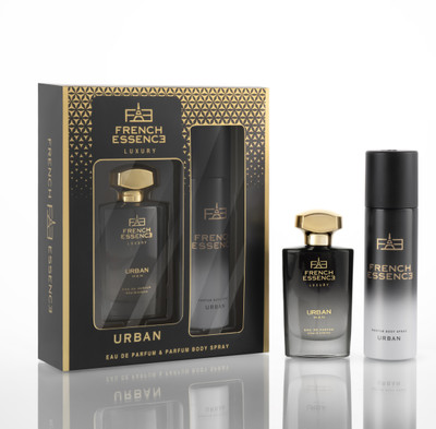 FRENCH ESSENCE Luxury Gift Pack - Urban(120Ml Deodorant & 60Ml Perfume)(2 Items in the set)