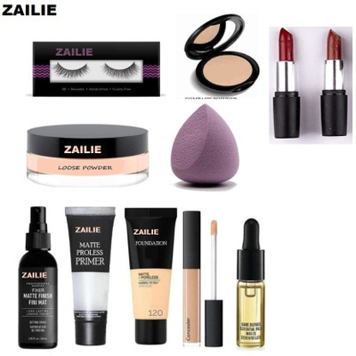 Zailie new-3bse-elsh-serum-2balm-lospwdr-compct-puf-conclr(11 Items in the set)