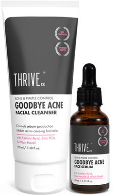 ThriveCo Goodbye Kit for Acne & Pimple Control, Acne-Spots, and Excess Sebum(130 ml)