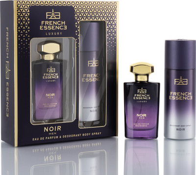 FRENCH ESSENCE Luxury Gift Pack - Noir(150Ml Deodorant & 60Ml Perfume)(2 Items in the set)