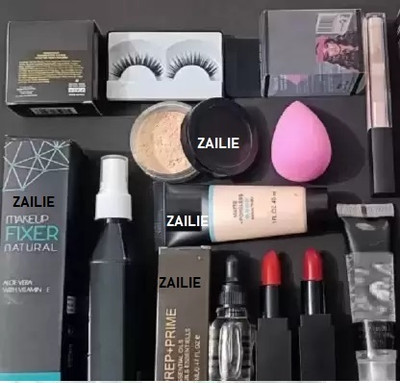 Zailie FACE MAKEUP COMBO OF 10 ITEM (Pack of 10)(10 Items in the set)