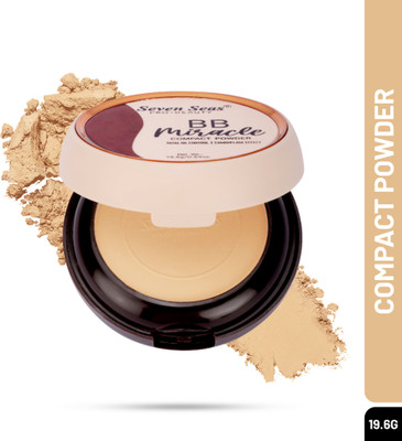 Seven Seas BB Miracle Compact Total Oil Control Compact Powder Compact(Natural, 19.6 g)