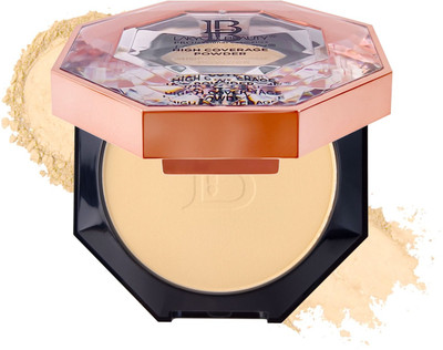 Lakyou Beauty Diamond High Coverage Compact Powder | Oil Control | Long-Lasting Coverage 15g Compact(01(White Ivory), 15 g)