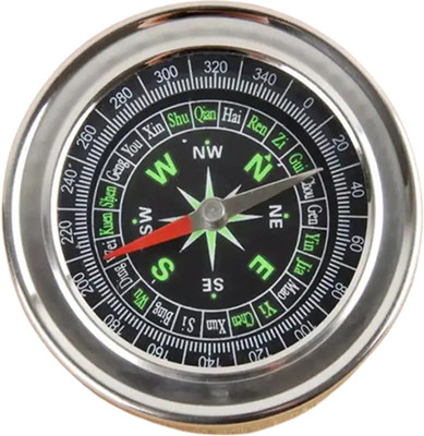 ABSD Stainless Steel Compass Compass(Silver)