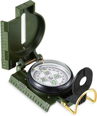EIS Direction Compass Portable Camping Compass MilitaryArmy Multifunctional Survival Compass(Green)