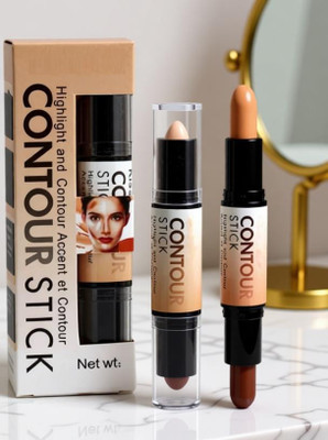 YELGO MATTE 2 IN 1 HIGHLIGHTER & CONTOUR STICK Concealer, 8 g Concealer (Natural, 8 g) Concealer(Natural, 8 g)