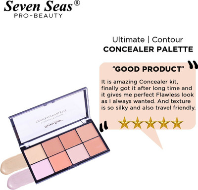 Seven Seas Ultimate | Contour Concealer Palette For Face Make Up Concealer(Natural, 4.2 ml)