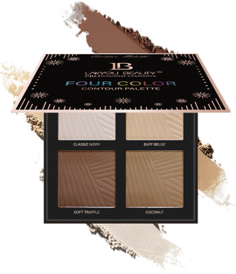 Lakyou Beauty Four Color Contour Palette | Sculpt, Define & Highlight With Matte Finish