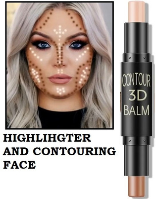 KAIASHA AWESOME CONCEALER HIGHLIGHTER CONTOUR STICK WITH GLAMOROUS Concealer(BEIGE, 10 g)