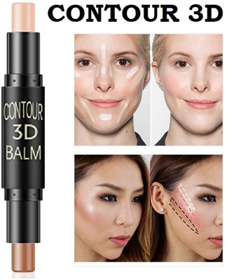 KAIASHA 2IN1 PROFESSIONAL 3D CONTOUR STICK  Concealer(BEIGE, 10 g)