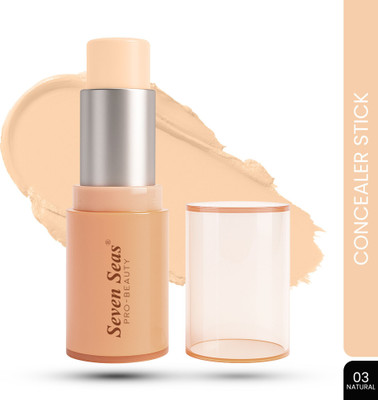 Seven Seas Cover Street Concealer Stick | Lightweight Long Lasting Full Coverage  Concealer(Natural, 10 g)
