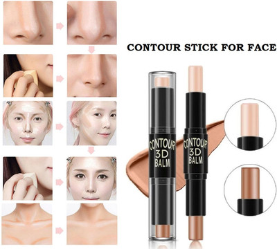 KAIASHA SUPER 3D CONTOUR CONCEALER HIGHLIGHTER STICK WITH GLAMOROUS GLOW SKIN Concealer(BEIGE, 10 g)