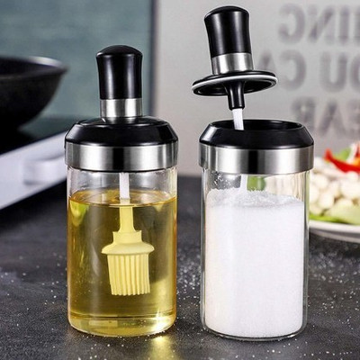 ND BROTHERS Oil & Vinegar Set Glass(2 Piece)