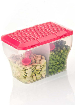 DIHOK Plastic Pickle Jar  - 2000 ml(Pink)