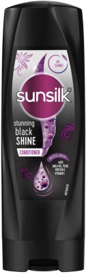 SUNSILK Stunning black shine conditioner 80ml(80 ml)