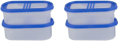 Cutting EDGE Plastic Utility Container  - 525 ml(Pack of 4, Blue)