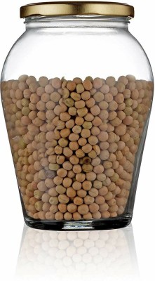 MOOZICO Glass Grocery Container  - 1000 ml(Gold)