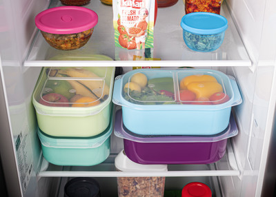 BELLERBIRD Plastic Fridge Container  - 3000 ml(Multicolor)