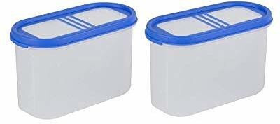 Cutting EDGE Plastic Utility Container  - 1200 ml(Pack of 2, Blue)
