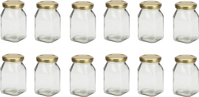 AFAST Glass Utility Container  - 500 ml(Pack of 12, Clear)