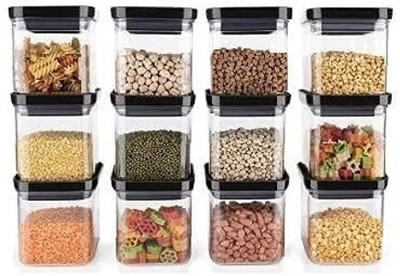 SARAZA Plastic Grocery Container  - 500 ml(Black)