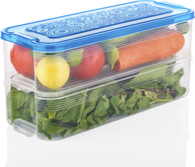 STABILIX Plastic Utility Container  - 2000 ml(Blue, Clear)