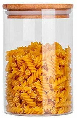 Sueriv Glass Grocery Container  - 1050 ml(Pack of 2, Clear)