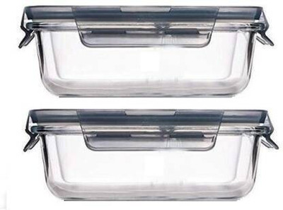 Sueriv Glass Grocery Container  - 500 ml(White)