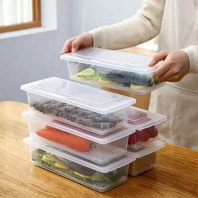 Ecodex Plastic Fridge Container  - 1500 ml(Pack of 6, White)