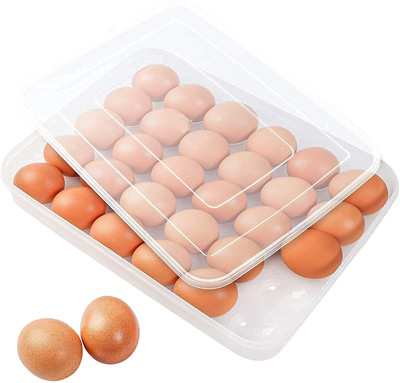 SYADEL Plastic Egg Container  - 2 dozen(Multicolor)