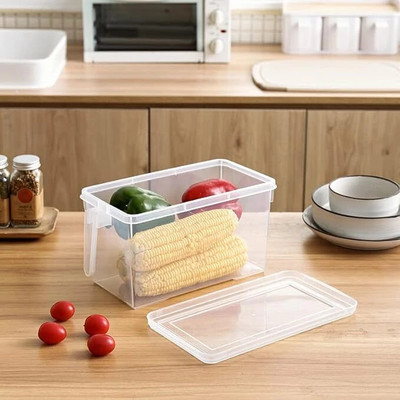 NILHARI Plastic Fridge Container  - 5 L(Clear)