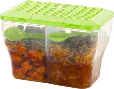 MAGICSPOON Polypropylene Pickle Jar  - 2000 ml(Green)