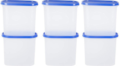 Cutting EDGE Plastic Utility Container  - 1800 ml(Pack of 6, Blue)