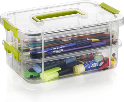 METGUNZ Plastic Grocery Container  - 2000 ml(Green)