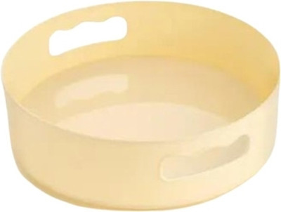 Charmpeak Plastic Grocery Container  - 1 kg(Yellow)