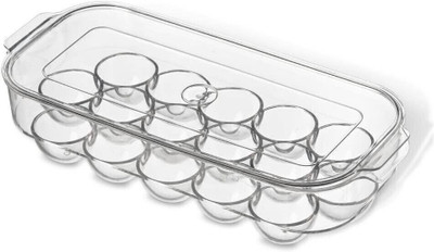 KBS ENTERPRISE Plastic Egg Container  - 1 dozen(White)