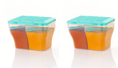 MAGICSPOON Polypropylene Utility Container  - 2000 ml(Pack of 2, Blue, Green, Multicolor)