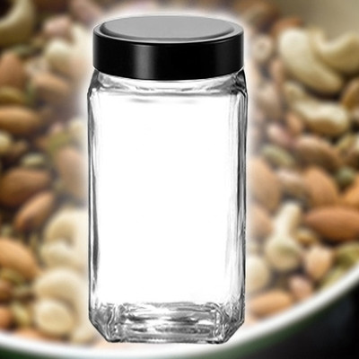 MOOZICO Glass Fridge Container  - 1000 ml(Clear)