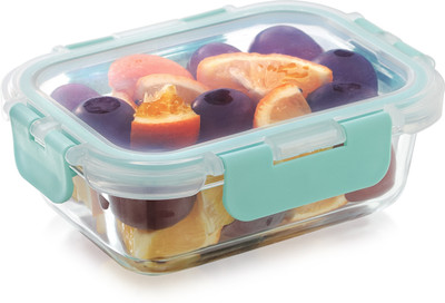 Magnus Glock Glass Food Rectangle Container 1 Containers Lunch Box(370 ml)